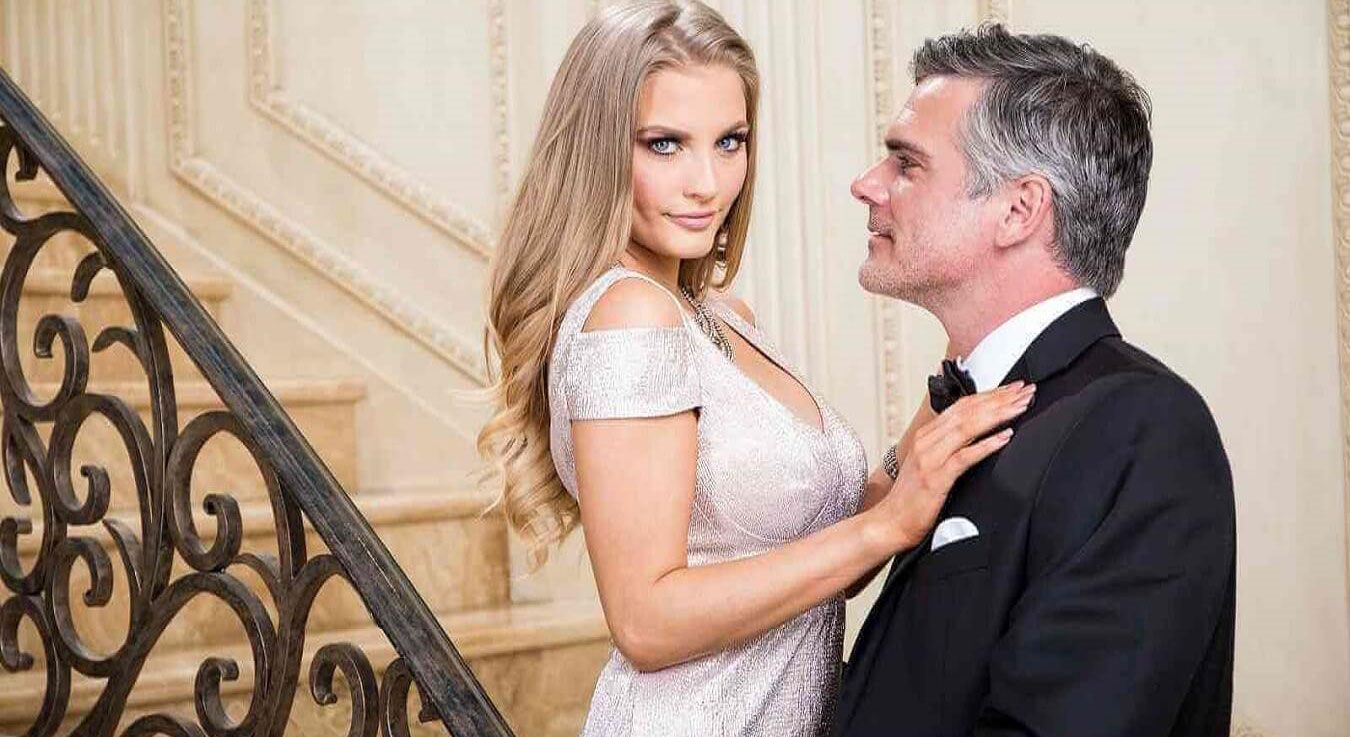 Couple at an upscale dinner setting
